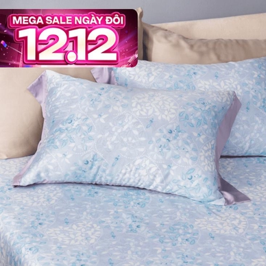 Bộ ga chun Lụa tencel cao cấp Amando Bliss 4 chi tiết mã TC006 - Ảnh 2