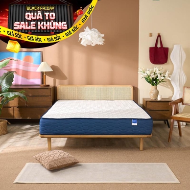 Nệm lò xo Dream Spring cách ly chuyển động dày 25cm - Ảnh 2