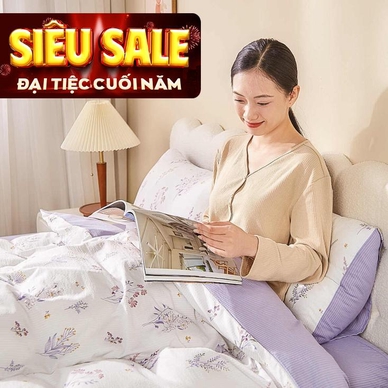 Bộ ga chun vỏ chăn Goodnight Bamboo mềm mại, điều hòa thân nhiệt - Ảnh 2