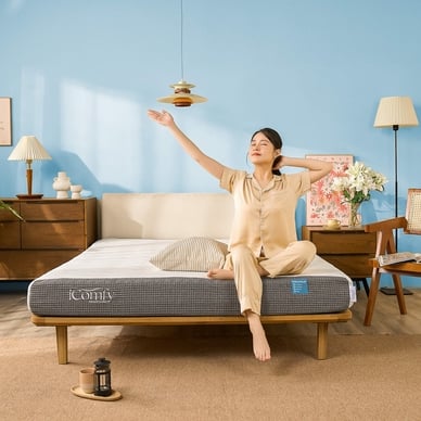 Nệm foam iComfy Coolax Plus nâng cấp làm mát dày 20cm (BST Ngủ Mát) - Ảnh 11