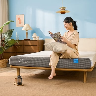 Nệm foam iComfy Coolax Plus nâng cấp làm mát dày 20cm (BST Ngủ Mát) - Ảnh 12