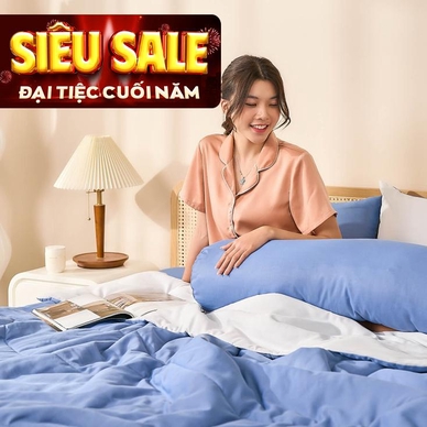 Bộ ga chun tencel Amando Celia 5 chi tiết màu trơn tinh tế - Thumbnail