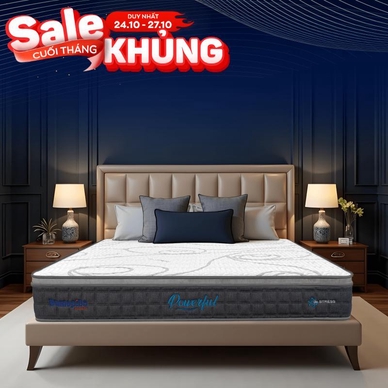 [Mới - Độc quyền] Nệm lò xo túi độc lập 3 vùng Dunlopillo de.Stress Powerful - Ảnh 2