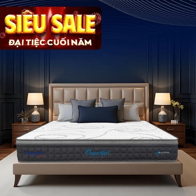 [Mới - Độc quyền] Nệm lò xo túi độc lập 3 vùng Dunlopillo de.Stress Powerful - Ảnh 2