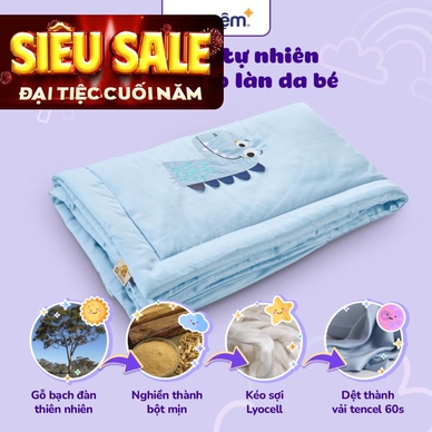 Chăn trẻ em Goodnight Deepsleep Khủng long TC001 - Ảnh 4