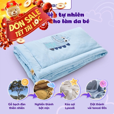 Chăn trẻ em Goodnight Deepsleep Khủng long TC001 - Ảnh 4