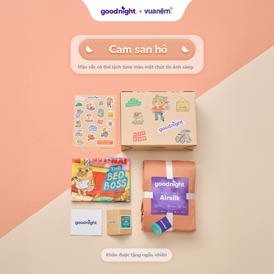 Hộp quà Goodnight Box phiên bản linh vật: Bộ ga chun cao cấp tencel Goodnight Airsilk - Ảnh 20