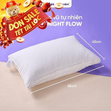 Gối lông vũ tự nhiên Goodnight Flow - Ảnh 2