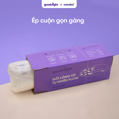 Gối lông vũ tự nhiên Goodnight Flow - Ảnh 7