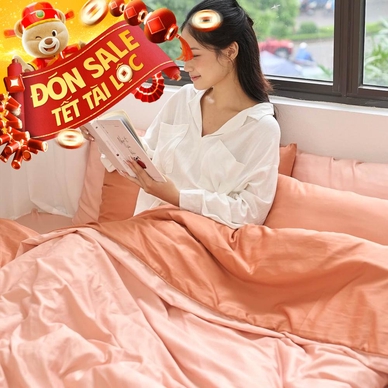 Vỏ chăn lụa chần bông Goodnight Airsilk - Ảnh 2