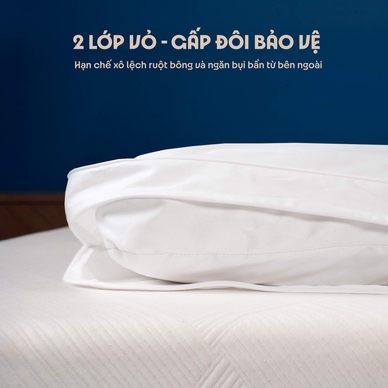 Gối bông Amando Kapok Premium - Ảnh 8