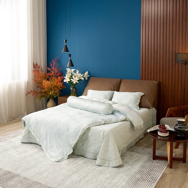 Bộ phủ Amando Wellness Tencel Luxe họa tiết - Ảnh 3