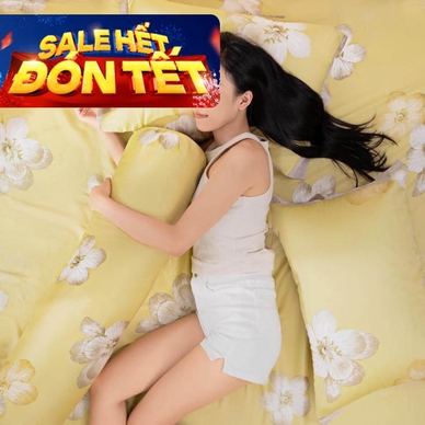 Bộ ga chun Lụa tencel cao cấp Amando Bliss 4 chi tiết mã TC002 - Thumbnail