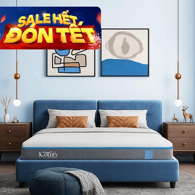 Nệm foam iComfy Coolax massage thoáng mát dày 15cm - Thumbnail