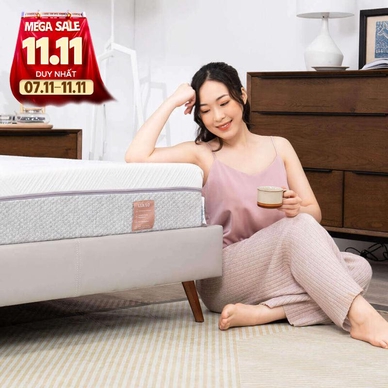 Nệm foam làm mát, kháng khuẩn nâng đỡ 5 vùng Comfy Lux 1.0 - Thumbnail