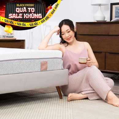 Nệm foam làm mát, kháng khuẩn nâng đỡ 5 vùng Comfy Lux 1.0 - Thumbnail