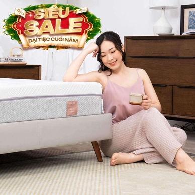 Nệm foam làm mát, kháng khuẩn nâng đỡ 5 vùng Comfy Lux 1.0 - Thumbnail