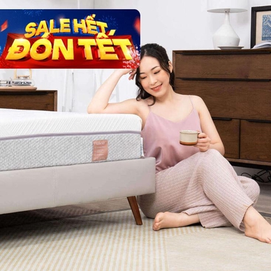 Nệm foam làm mát, kháng khuẩn nâng đỡ 5 vùng Comfy Lux 1.0 - Thumbnail