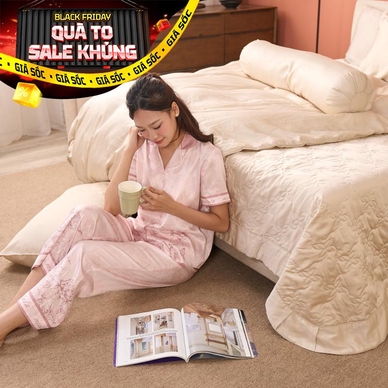 Bộ phủ Amando Wellness Tencel Luxe - Thumbnail