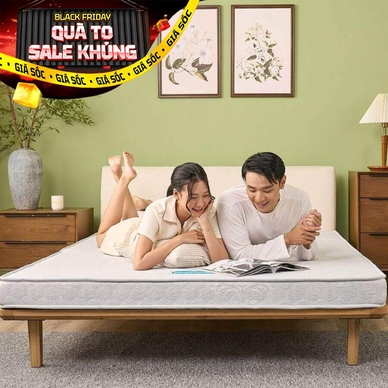 Nệm bông ép cao cấp Wonjun Pure Premium nâng đỡ vững chắc dày 12cm gấp 2 - Thumbnail