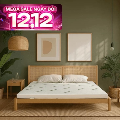 Nệm cao su thiên nhiên Gummi Classic thế hệ mới dày 5/10/15cm - Thumbnail