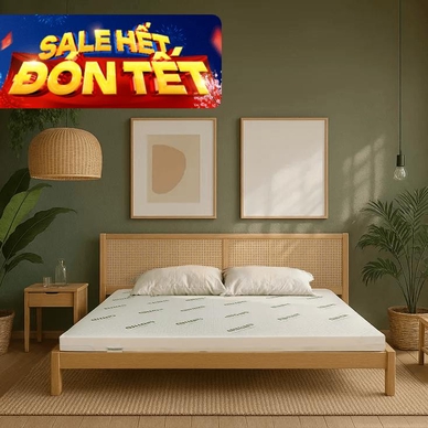 Nệm cao su thiên nhiên Gummi Classic thế hệ mới dày 5/10/15cm - Thumbnail