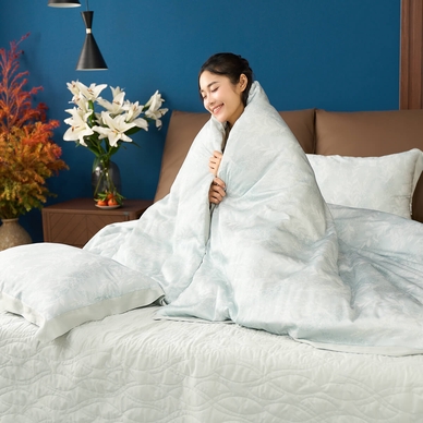 Vỏ chăn chần Amando Wellness Tencel Luxe họa tiết - Thumbnail