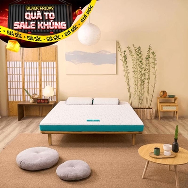 Nệm foam Nhật Bản Aeroflow Standard nâng đỡ cơ thể dày 12cm - Thumbnail