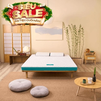 Nệm foam Nhật Bản Aeroflow Standard nâng đỡ cơ thể dày 12cm - Thumbnail