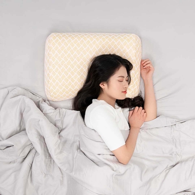 Gối Cao Su Kim Cương Nơ - Thumbnail