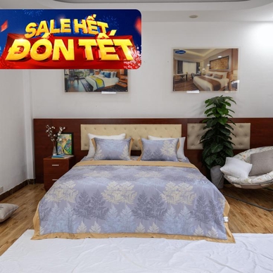 Bộ ga chun Lụa tencel cao cấp Amando Bliss 4 chi tiết mã TC009 - Thumbnail