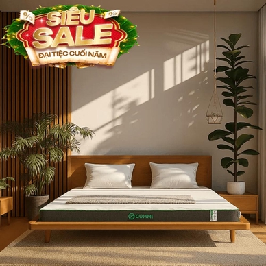 Nệm cao su thiên nhiên Gummi Premium detox giấc ngủ dày 10cm - Thumbnail