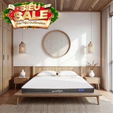 Nệm cao su đa tầng Goodnight Latex Hybrid (Rena) vững chắc, thông thoáng dày 10cm - Thumbnail