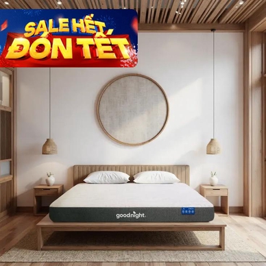 Nệm foam Goodnight Massage 2.0 (Hachi) giảm áp lực dày 15cm - Thumbnail