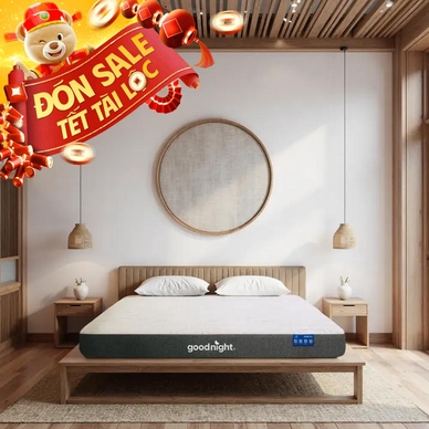 Nệm foam Goodnight Massage 2.0 (Hachi) giảm áp lực dày 15cm - Thumbnail