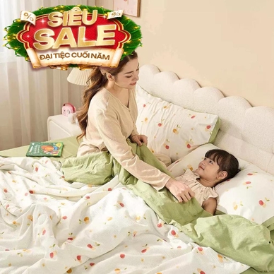 Bộ ga chun vỏ chăn Goodnight Bamboo mềm mại, điều hòa thân nhiệt - Thumbnail