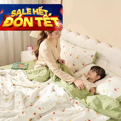 Bộ ga chun vỏ chăn Goodnight Bamboo mềm mại, điều hòa thân nhiệt - Thumbnail