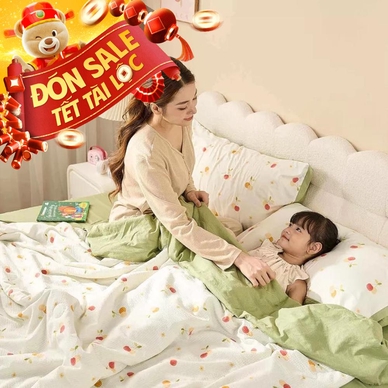 Bộ ga chun vỏ chăn Goodnight Bamboo mềm mại, điều hòa thân nhiệt - Thumbnail