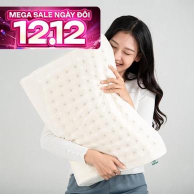 Gối cao su Gummi Oren 100% thiên nhiên massage cổ vai gáy - Thumbnail