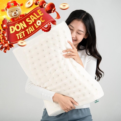 Gối cao su Gummi Oren 100% thiên nhiên massage cổ vai gáy - Thumbnail
