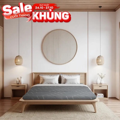 Nệm foam Goodnight Core (Akita) gấp 3 dày 8cm - Thumbnail