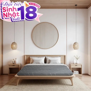 Nệm foam Goodnight Core (Akita) gấp 3 dày 8cm - Thumbnail