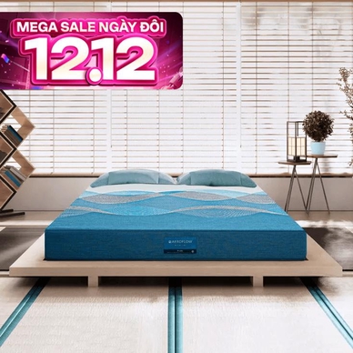 Nệm foam Nhật Bản Aeroflow Pride bảo vệ cột sống dày 22cm - Thumbnail