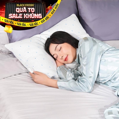 Gối lông vũ nhân tạo Amando Coolflex cao cấp tùy chỉnh độ cao - Thumbnail