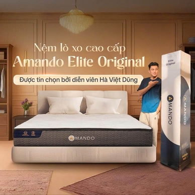 Nệm lò xo Amando Elite Original túi độc lập tiêu chuẩn khách sạn 5 sao dày 23cm - Thumbnail