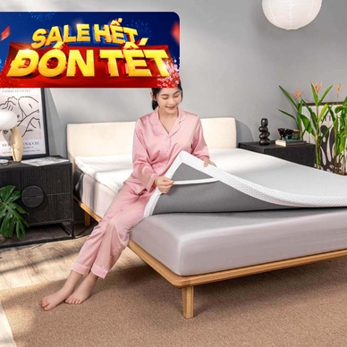 Topper memory foam nâng đỡ êm ái Comfy Noah - Thumbnail