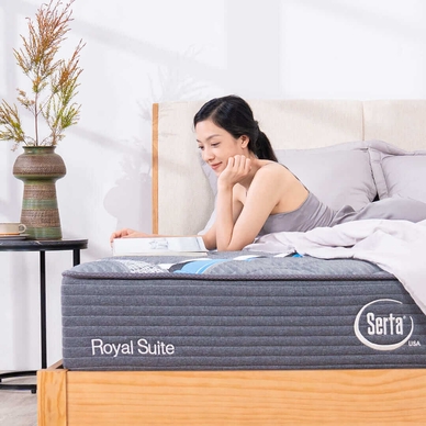 (Phiên bản giới hạn) Nệm lò xo Serta Perfect Sleeper Royal Suite hoàng gia dày 26cm - Thumbnail