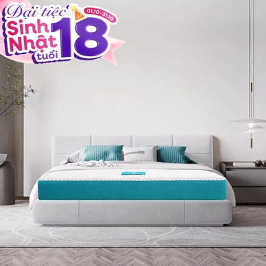 Nệm foam Nhật Bản Aeroflow Fit Plus kháng khuẩn dày 20cm - Thumbnail