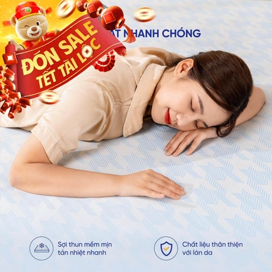 Chiếu điều hòa Doona Wave 5D làm mát, tản nhiệt - Thumbnail
