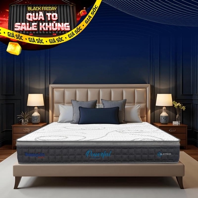 [Mới - Độc quyền] Nệm lò xo túi độc lập 3 vùng Dunlopillo de.Stress Powerful - Thumbnail